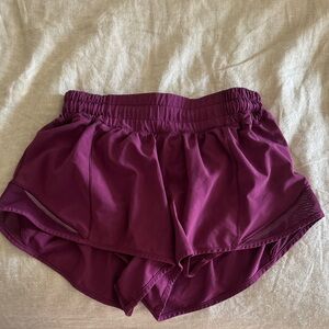 lululemon athletica Dark Purple Athletic Shorts